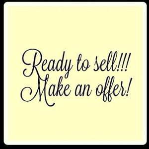 Reasonable offers accepted